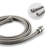 High Shower Head With Handheld - Corrosion 6 Spray Patterns Brushed Nickel Rain Modes & Arm Discoloration-127299629