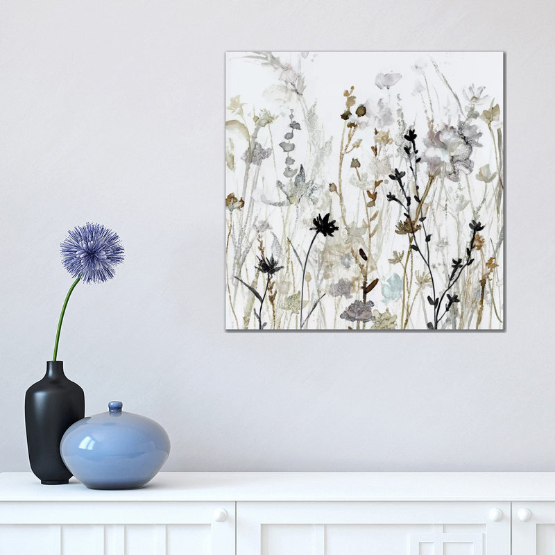 Wildflower Mist II - Print on Canvas, Wrapped Canvas, 66.04 cm H x 66.04 cm W x 3.175 cm D