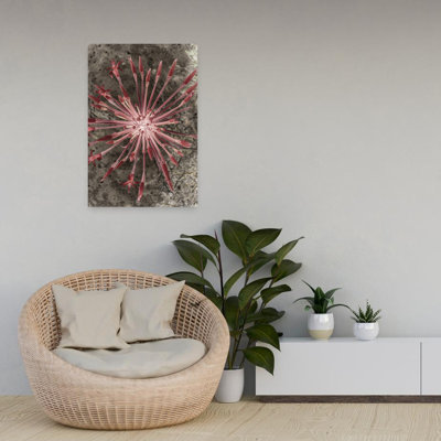 Art contemporain abstrait fleur moderne