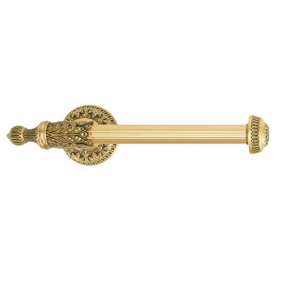 HAMPTON CRYSTALIZED TISSUE BAR RIGHT; DECORATED WITH LIGHT COLORADO TOPAZ SWAROVSKI CRYSTALS; FLORENTINE GOLD FINISH