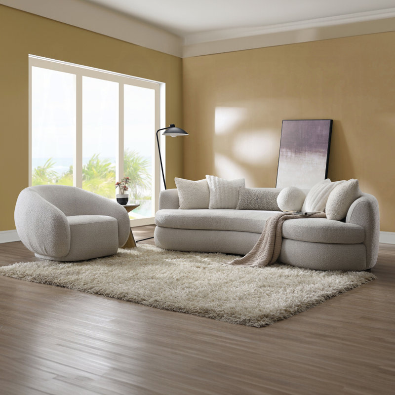 Chaise Isabel avec pivot, Beige