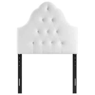 Tête de lit performance en velours capitonné Sovereign de Modway