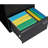 Office Filing Cabinet 3 Drawer, Lockable & Spacious Interior, Black Metal Drawer With Lock, Home Storage Unit, Ample Interior Volume, Stable Slide Rail, -Resisting Material-308959104