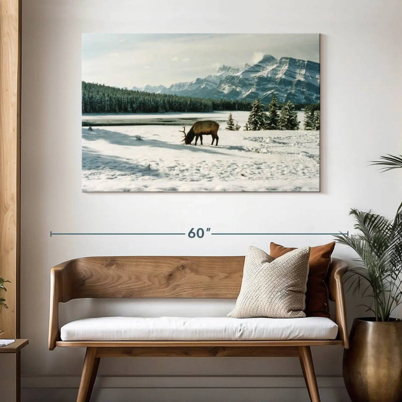 Brampt Banff Bull Elk, 32" H x 48" W