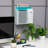 Mind Reader Vertical File Storage, Desktop Organizer, Wall Mount, Metal, 12.5"L x 3.75"W x 11.5"H-49518537