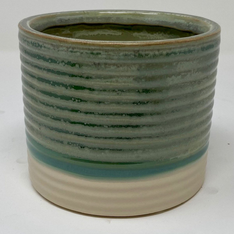 Jardinière en céramique émaillée réactive Gottfrieda