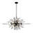 Orbital Oval Linear Pendant - 24"D x 48"W x 24"H - Carbon
