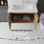 Meuble-lavabo flottant 36 po avec lavabo, porte à fermeture en douceur, lavabo en céramique, contreplaqué 36 po-130817861-130817863