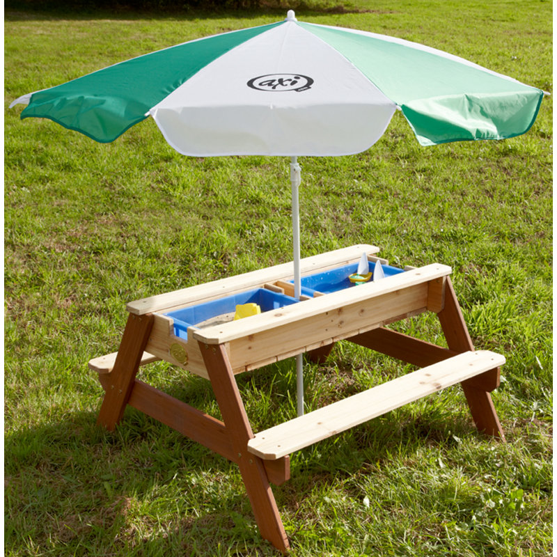 Axi Sand/Water Picnic Table Nick with Umbrella