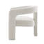 Ensemble de 2 chaises de salle à manger rembourrées beige