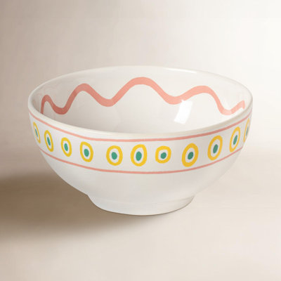 Summer Bliss Stoneware Cereal Bowl