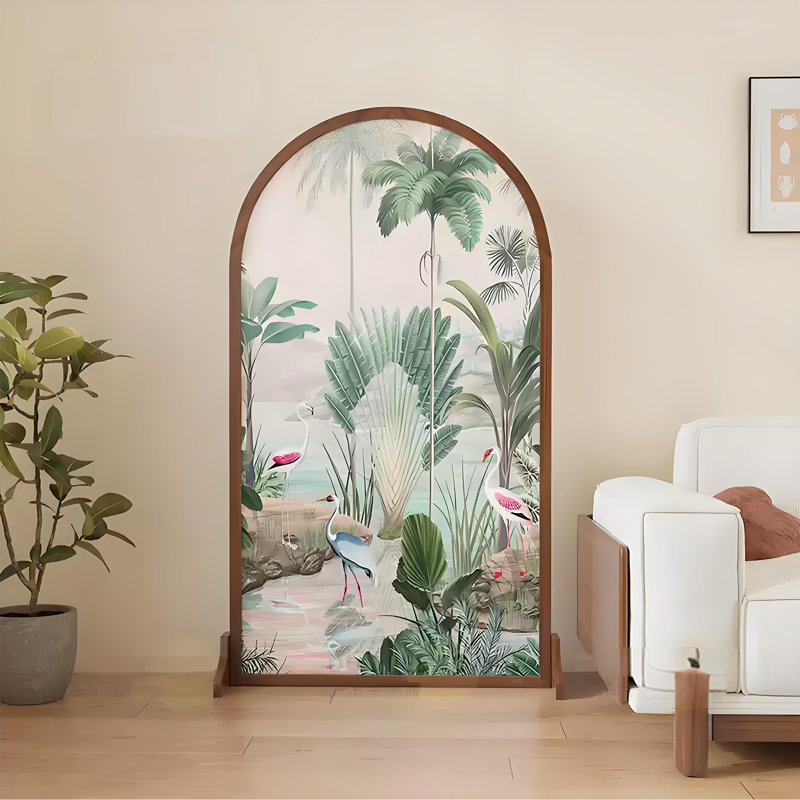 Écran d'art Tropical Rainforest, H 70,87 po x l 39,37 po x P 1,57 po