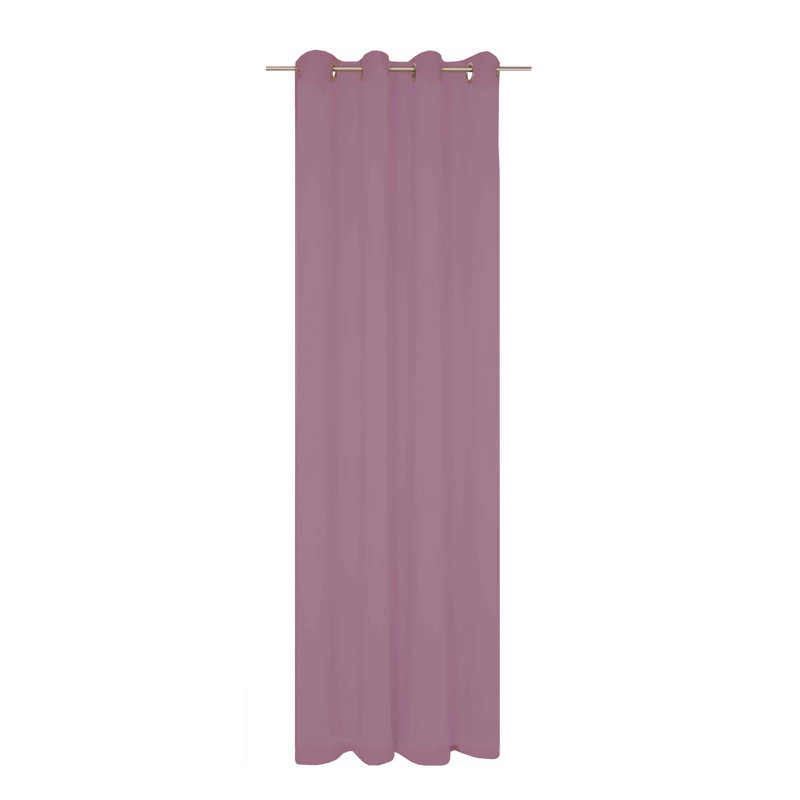 Zoee Eyelet Blackout Curtain, 145cm Width x 255cm Drop, Lilac