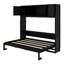 Lit escamotable peu encombrant avec armoires de rangement-1464277765