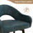 (Set Of 2) 360° Swivel Upholstered Barstools With Back And Metal Legs 26" H Seat Height For Home Bar-1474224873-1457594398