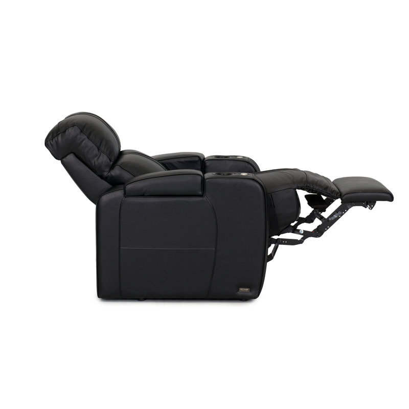 Sièges de cinéma configurables power home, Noir, Simili cuir