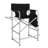 26" Tall Iron Frame Folding Directors Chair With Side Table