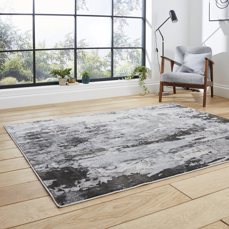 Minta area rug Machine Woven Rectangle Grey, Rectangle 160 x 220cm