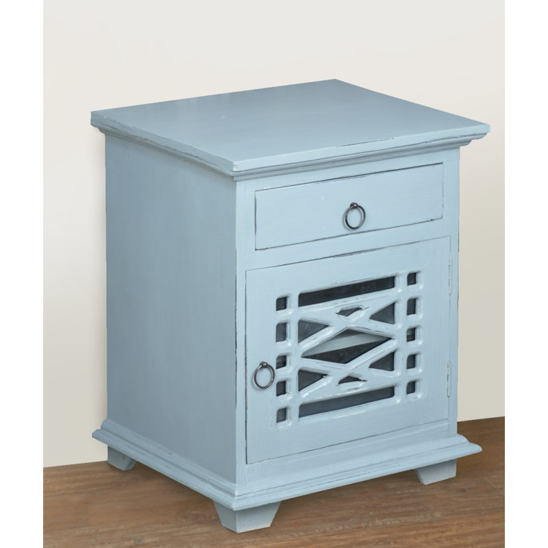 Abdias 21'' W Solid Wood Nightstand