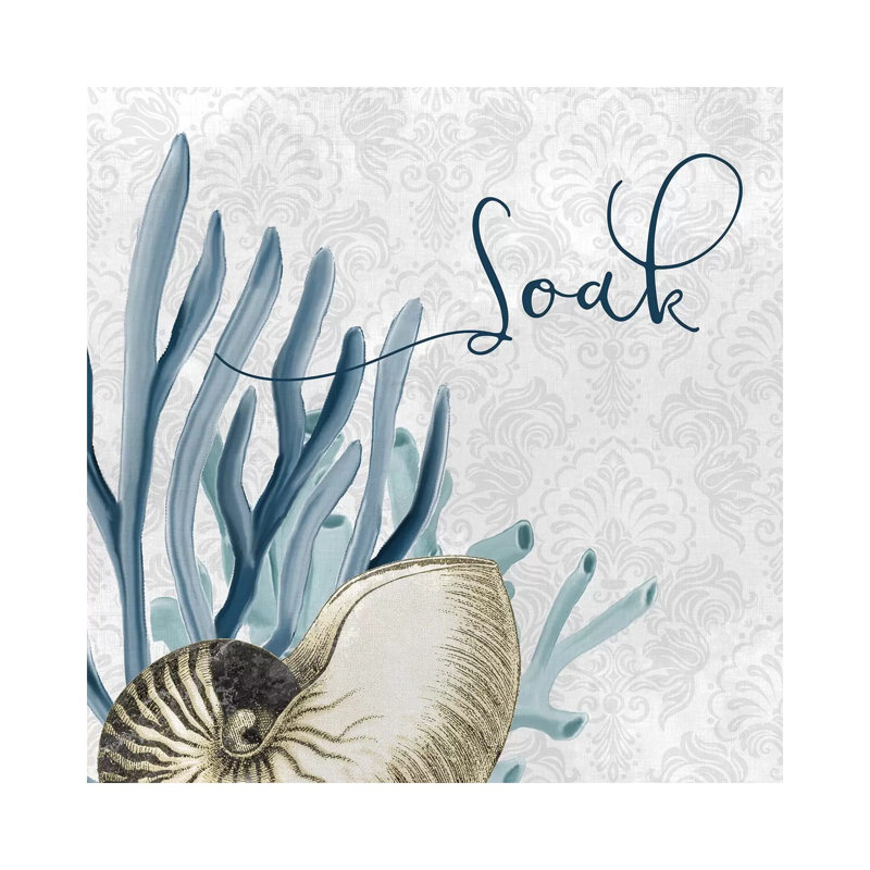 Soak I by Kimberly Allen - Wrapped Canvas Print, 93.98 cm H x 93.98 cm W