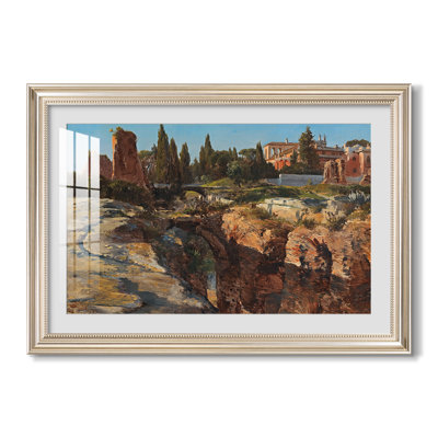 Palatin à Rome, v. 1921 - Edward Theodore Compton - Toile encadrée sur mesure