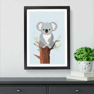 Koala Bear Minimalism No.2 - Framed Print