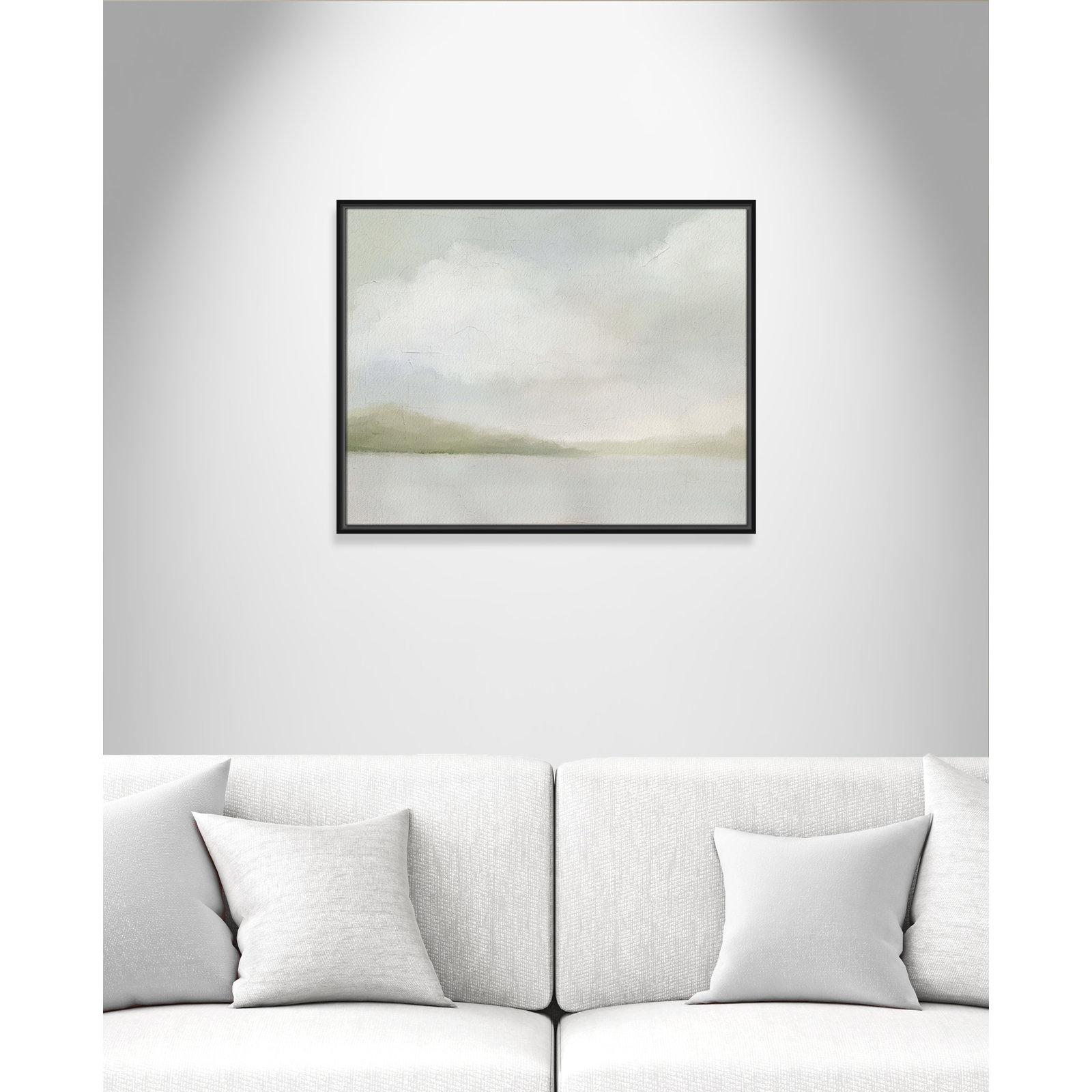 Queensland "A Tranquil Morning" Print, 23.5" H x 29.5" W, Black