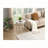 Round End Table with Sintered Stone Top