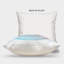 Design de coussin décoratif hamac et trois palmiers par Jennifer Peck