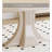 White Rectangular Solid Wood + Sintered Stone tabletop Dining Table-413430080