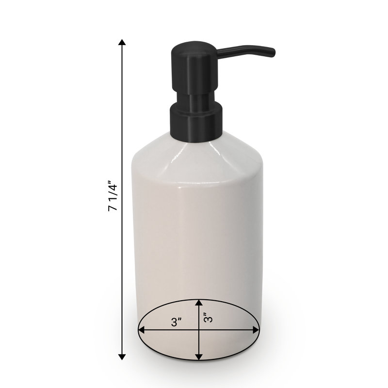 Distributeur de savon, Noir