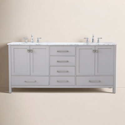 Hines 72'' Double Bathroom Vanity