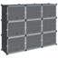 18 Pair Stackable Overdoor Shoe Organiser