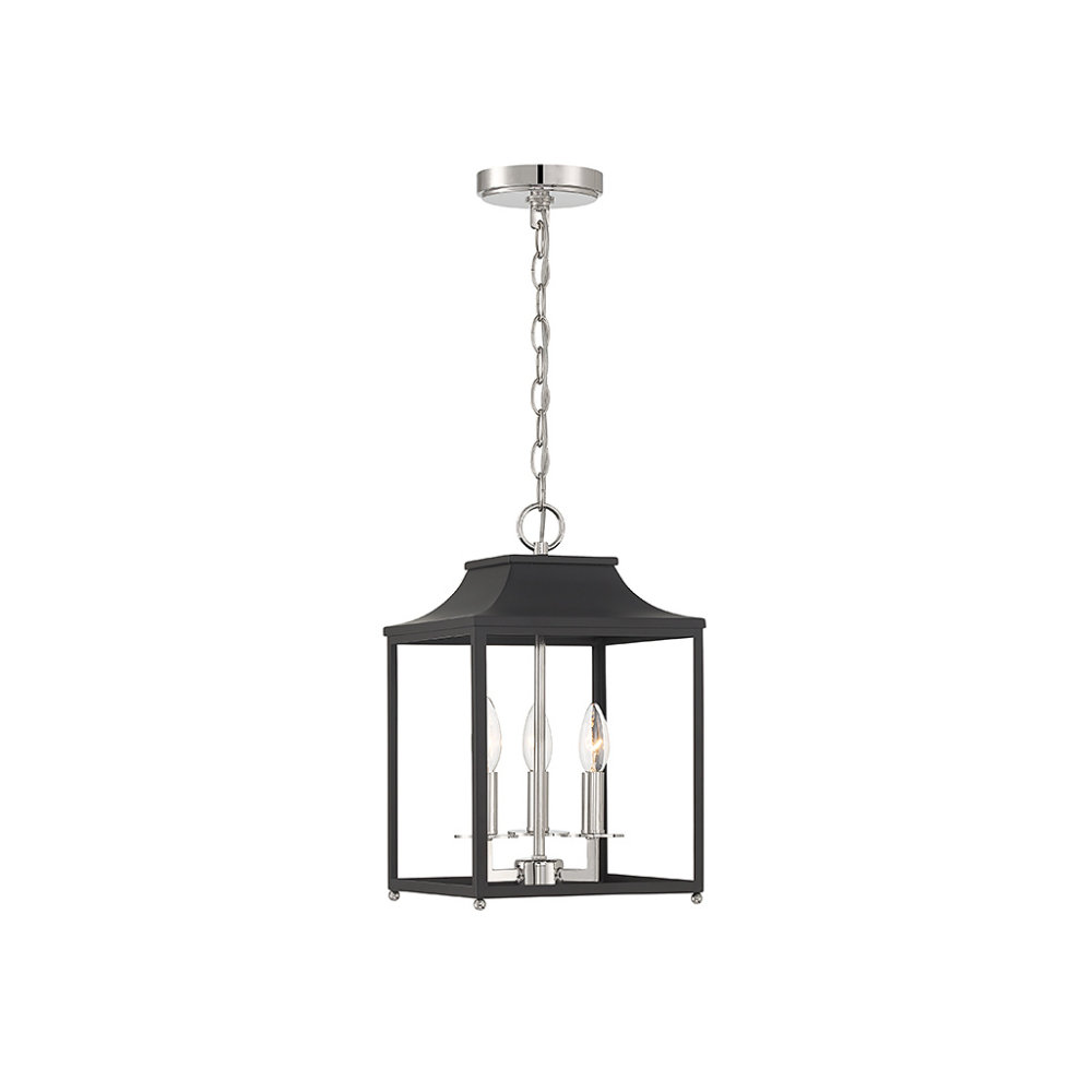 Douro Chandelier, Matte Black, 3