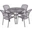 4 - Person Patio Dining Set with Round Table , Cushions Included