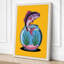 Fish in Flight Modern - Wrapped Canvas-1616011901-1616011902