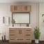 Meuble-lavabo autoportant avec lavabo en acrylique renforcé 48 po Victoria-100853536