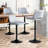 Linen Fabric Swivel Bar Stools Set With Adjustable Height (24.4"-34.3") -2144102879