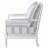Upholstered Stripe Accent Chair