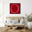 Red Circle par Alex Dunn - reproduction de cadre photo simple-190123164-186876330