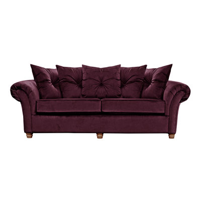 Lila 3 Seater Velvet Sofa