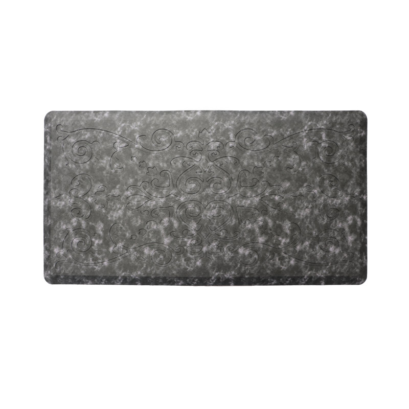 Tapis de sol anti-fatigue, Rectangle 1 pi 5 po x 2 pi 4 po, Gris