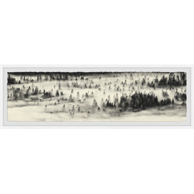 Fog Always Lift 1 Piece Single Picture Frame Panoramic Painting