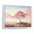 White Floater Framed