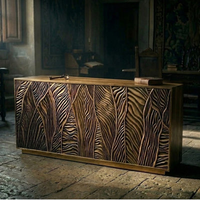 3D Brass Credenza