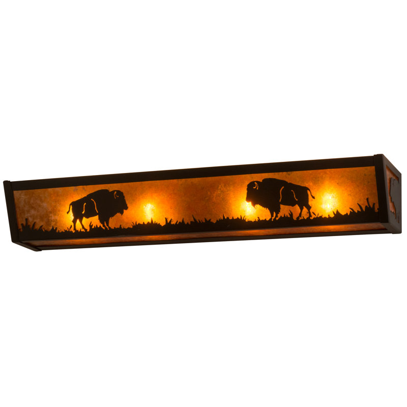 Rustic Lodge 4 - Light Bath Bar, Timeless Bronze