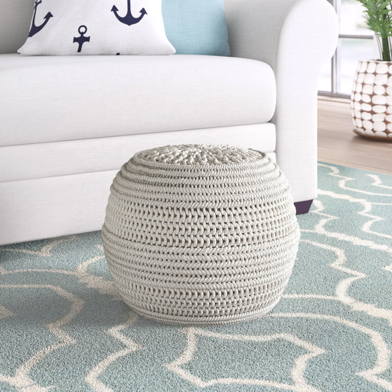 Repose-pieds Speegle, Laine beige