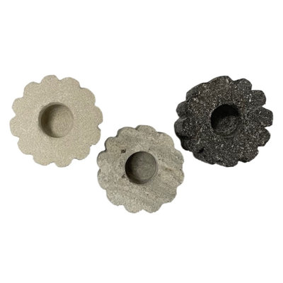 6 Piece Stone Candle Accessories Set