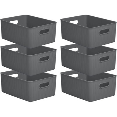 Ribbed Plastic Box Set
