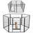 40'' H Panel Metal Exercise Pen With Door